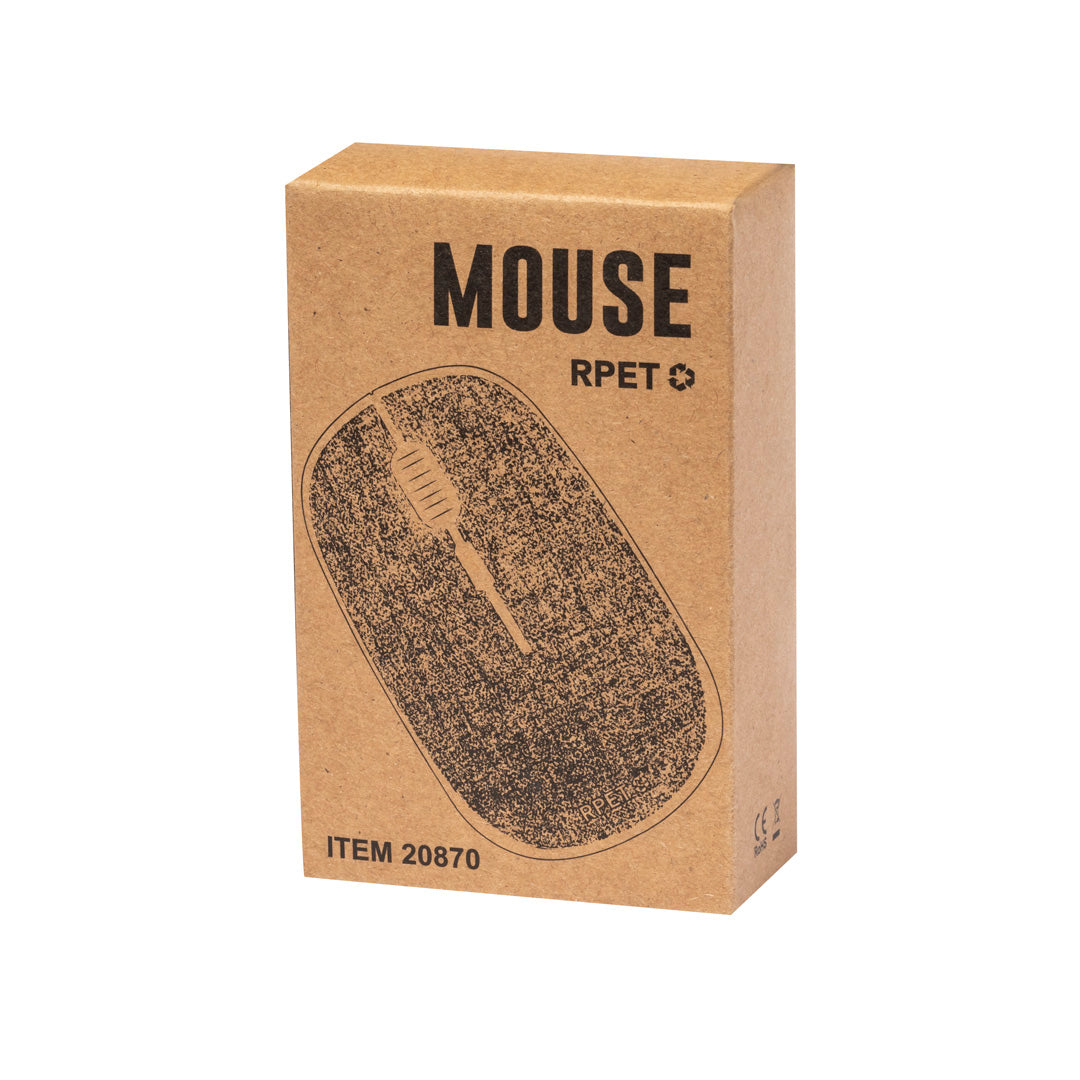 Elington Wireless Mouse – Ergonomic RPET Design for Sustainable Office Use