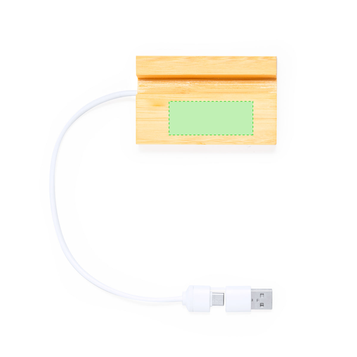 Cirzo Bamboo USB Hub – Sustainable and Practical Technology Accessory