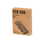 Cirzo Bamboo USB Hub – Sustainable and Practical Technology Accessory