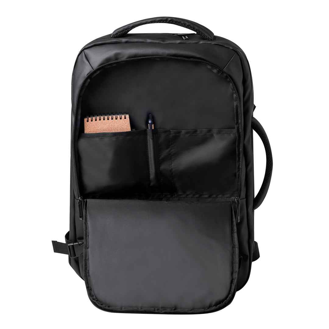 Tanen PU Leather Document Backpack - Stylish and Practical