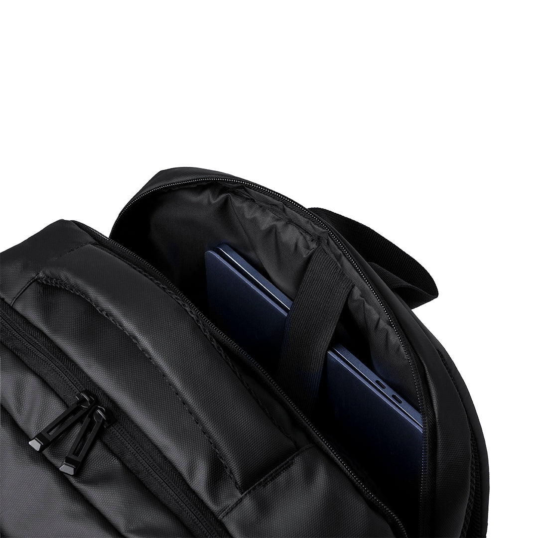 Tanen PU Leather Document Backpack - Stylish and Practical