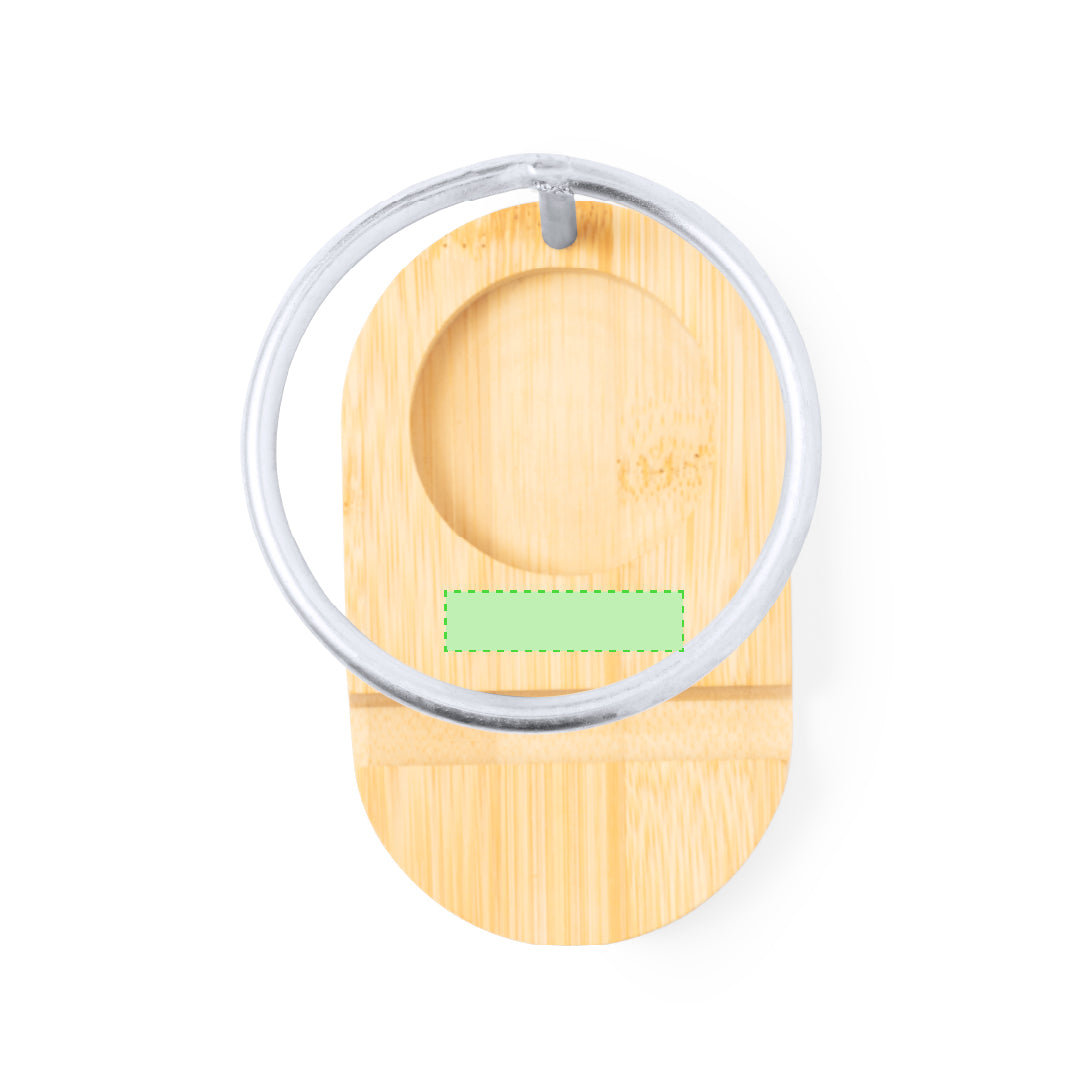 Furik Bamboo Pen Holder with Stand – Sustainable Office Accessory