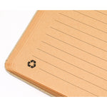 Yerx recycled grass notepad – Sustainable A5 notepad with hard covers