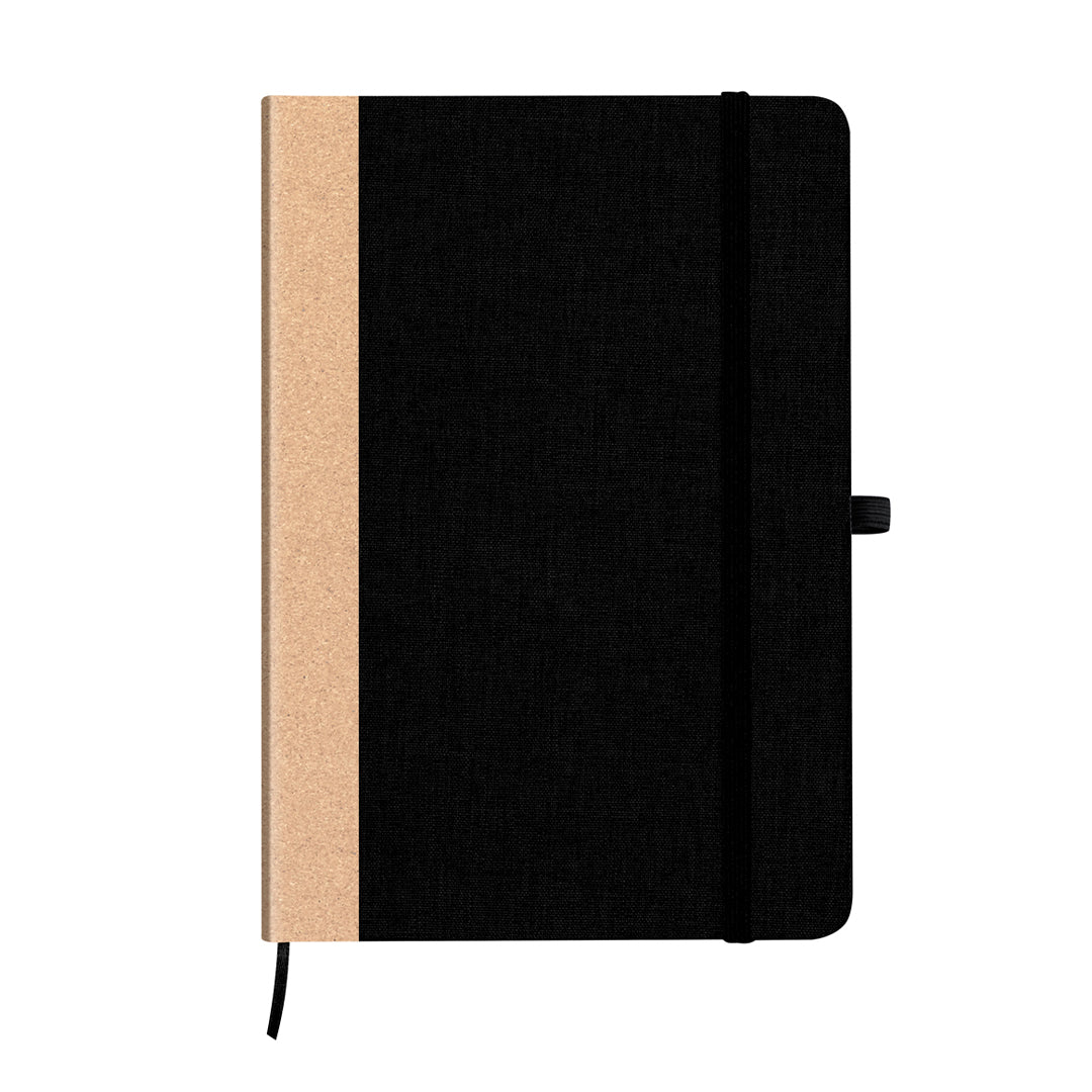 Andrik Notepad – Sustainable RPET and Cork Hardcover Notepad for Bulk Orders