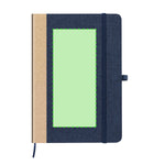 Andrik Notepad – Sustainable RPET and Cork Hardcover Notepad for Bulk Orders