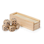 Atanin Natural Wood Dice Set – Durable and Eco-Friendly Gaming Accessory