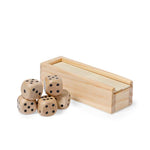 Atanin Natural Wood Dice Set – Durable and Eco-Friendly Gaming Accessory