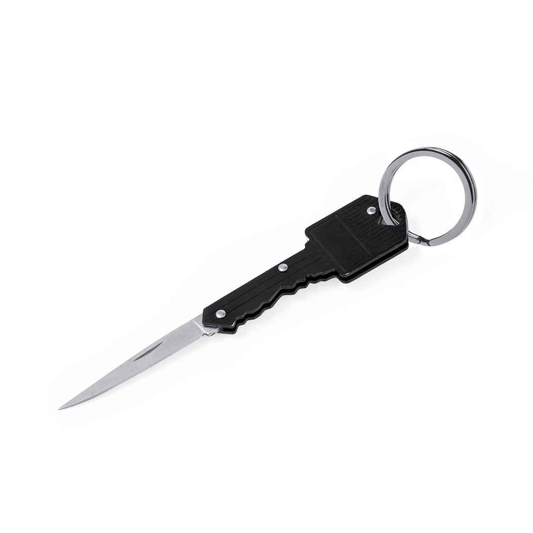 Koburn Key-Shaped Knife – Aluminium and Stainless Steel Folding Blade