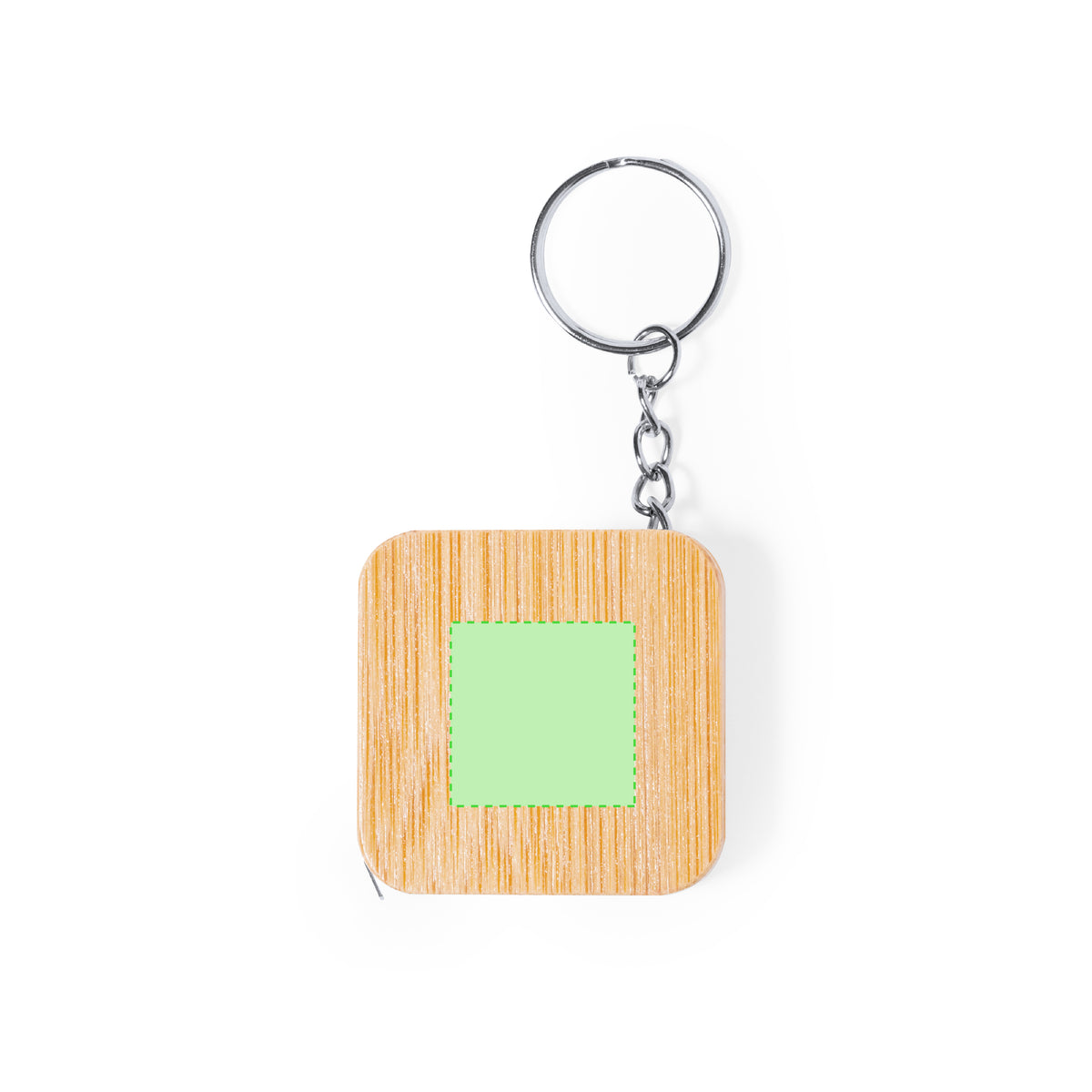 Axler 1m Keychain Flexometer – Durable Bamboo Measuring Tool