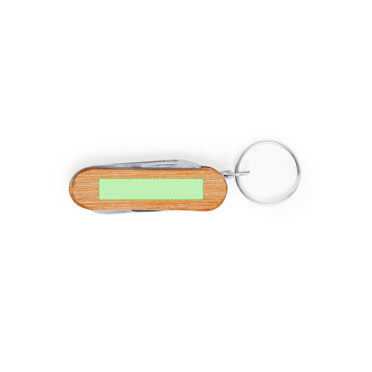 Famke Multitool Keychain – Practical Stainless Steel and Wood Accessory