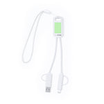 Surgex Charging Cable – Durable Multi-Connector Cable with Natural Stone Finish