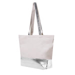 Hitalax Bag – Stylish Recycled Cotton and Metallic PU Leather Tote