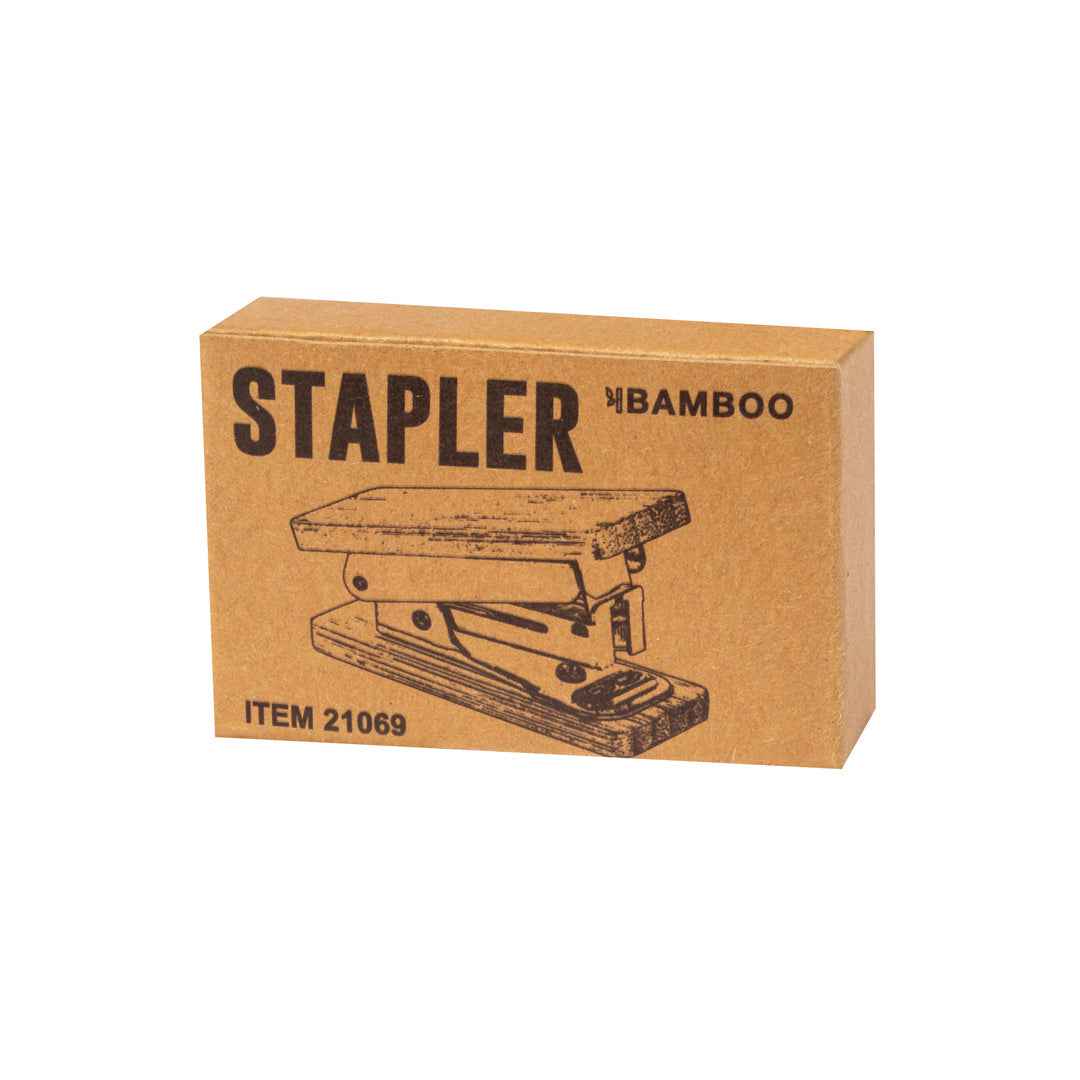 Hunzu Bamboo Stapler – Sustainable Office Essential from Fou Tees Ireland
