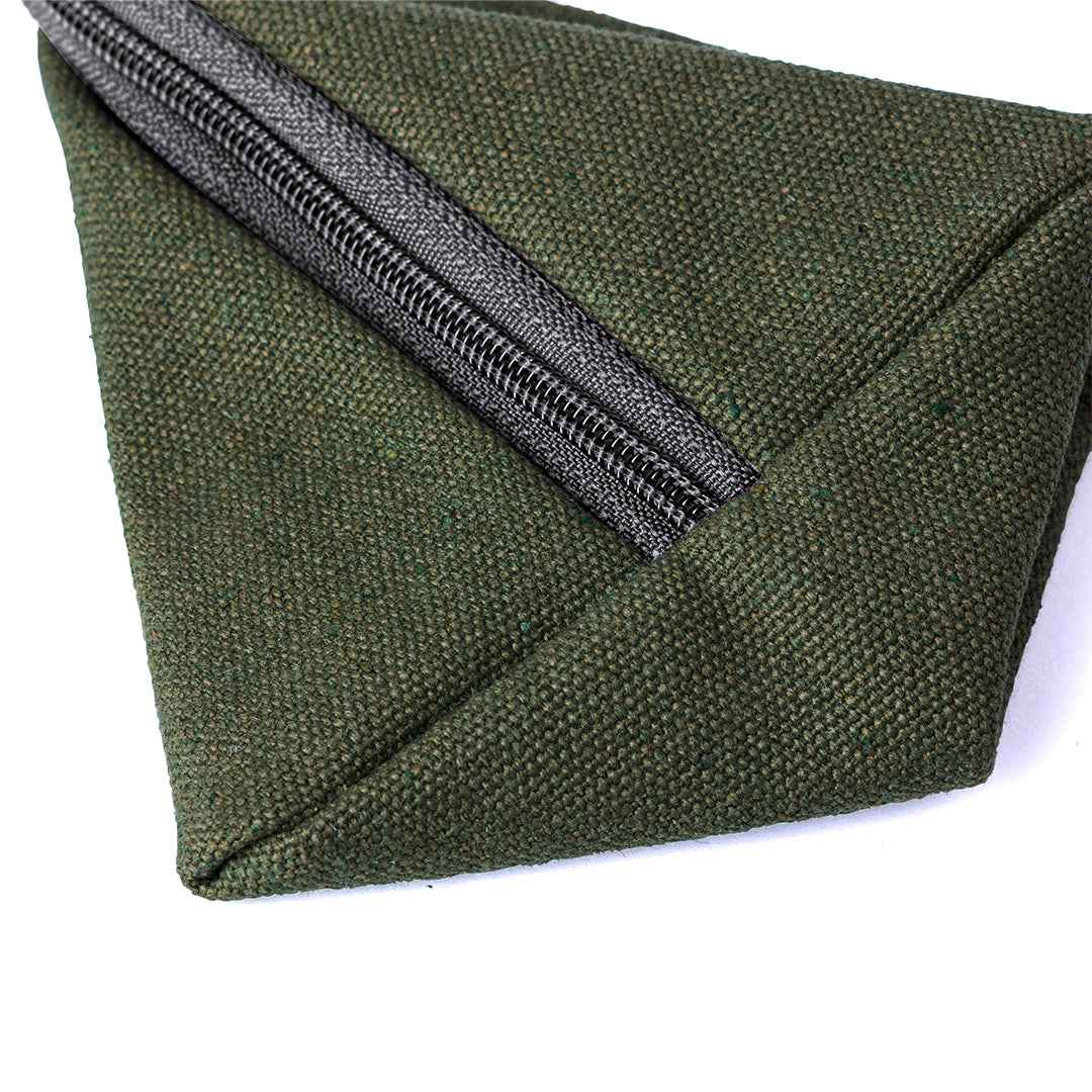 Zarynix Pyramid Coin Purse – Durable Canvas Coin Holder for Bulk Orders