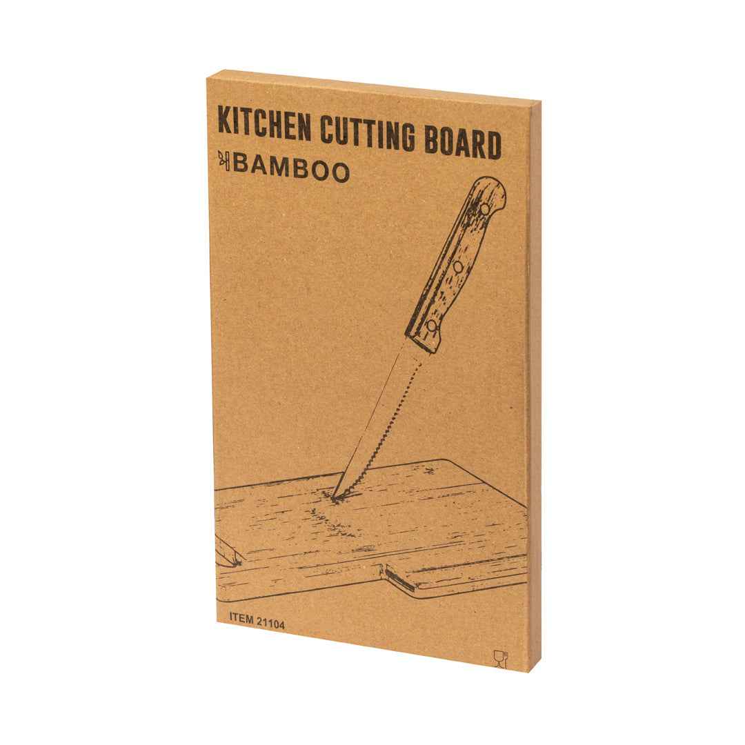 Seslat Bamboo Kitchen Board with Knife – Durable and Eco-Friendly