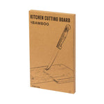 Seslat Bamboo Kitchen Board with Knife – Durable and Eco-Friendly