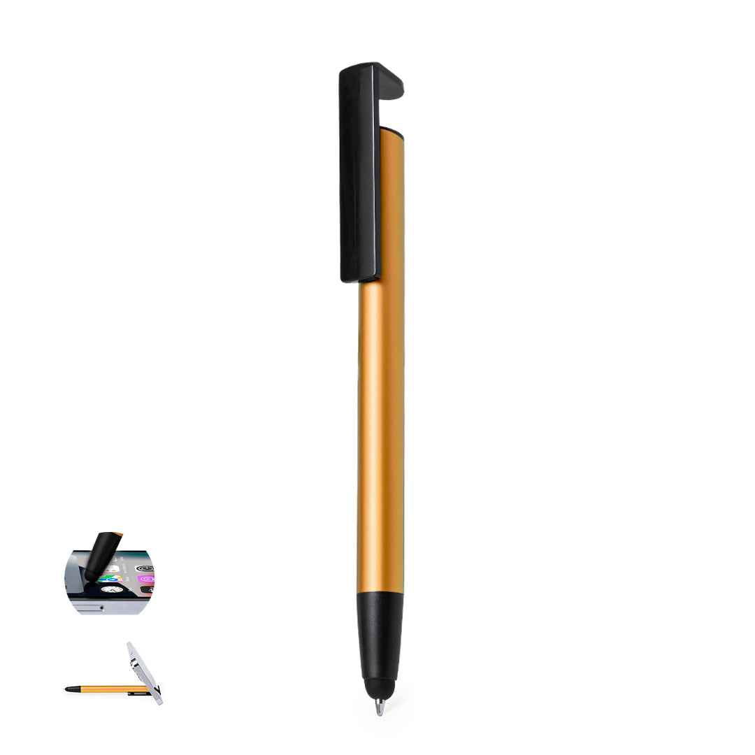 Uplex Ball Pen – Durable Aluminium Pen with Mobile Holder | Fou Tees Ireland