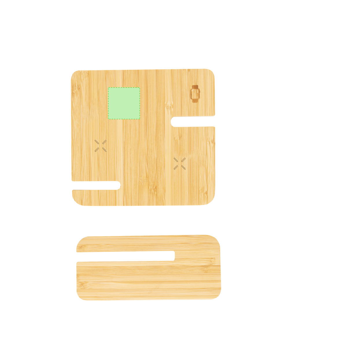 Hamsy Wireless Multi-Charger – Bamboo Sustainable Charging Station