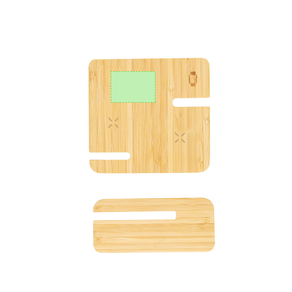 Hamsy Wireless Multi-Charger – Bamboo Sustainable Charging Station