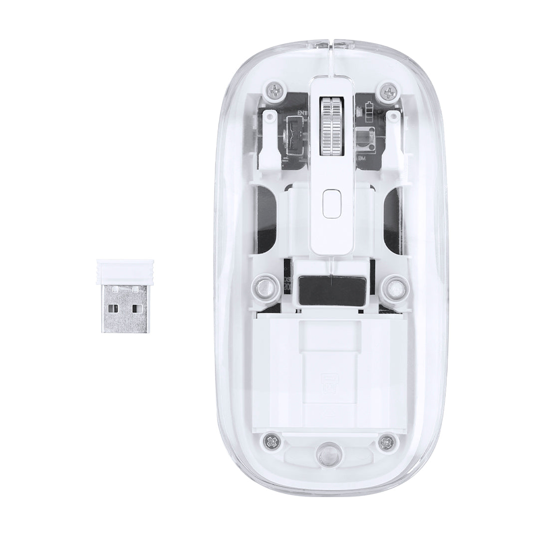Mirabek Wireless Optical Mouse - Sleek Design and Practical Functionality
