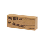 Nylox USB hub – Sustainable Coffee Fibre USB 2.0 Hub for Bulk Orders