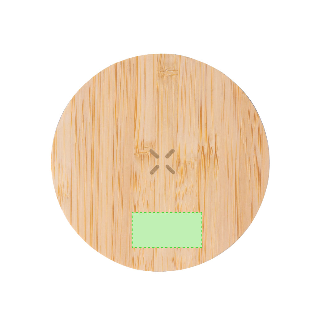 Sutmy Wireless Charger with Bamboo Base – Sustainable and Stylish Charging Solution