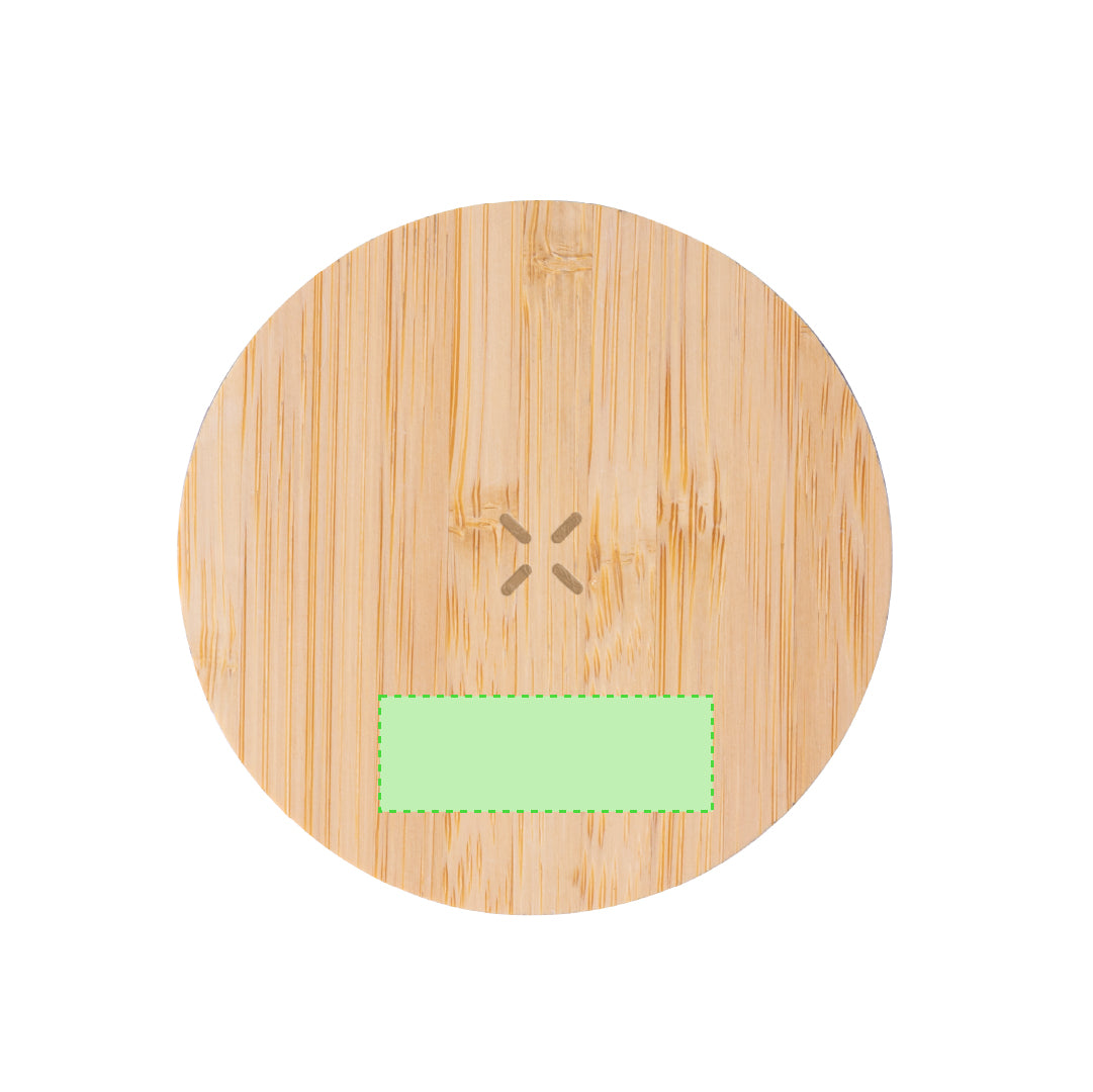 Sutmy Wireless Charger with Bamboo Base – Sustainable and Stylish Charging Solution