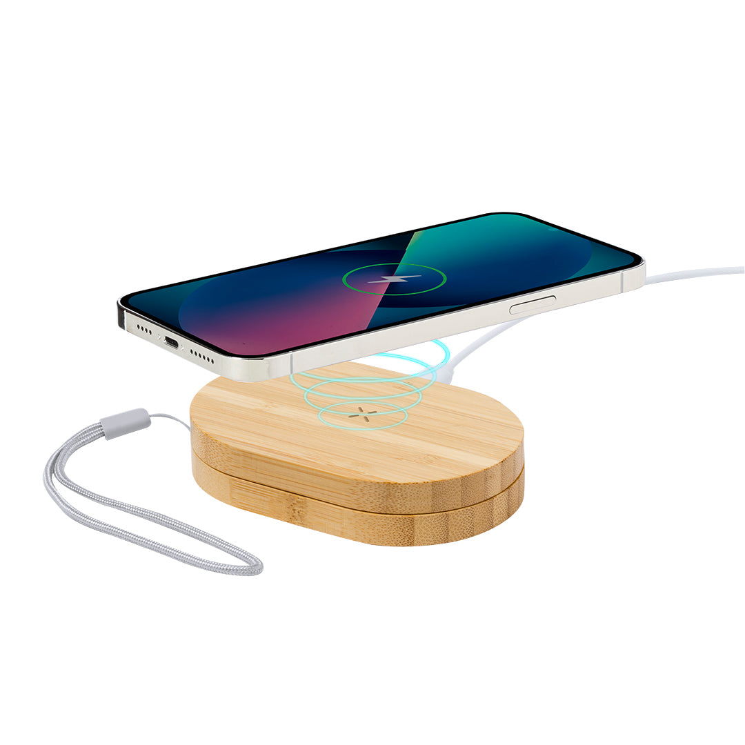 Eliot Wireless Charger Set – Bamboo Wireless Charging Solution