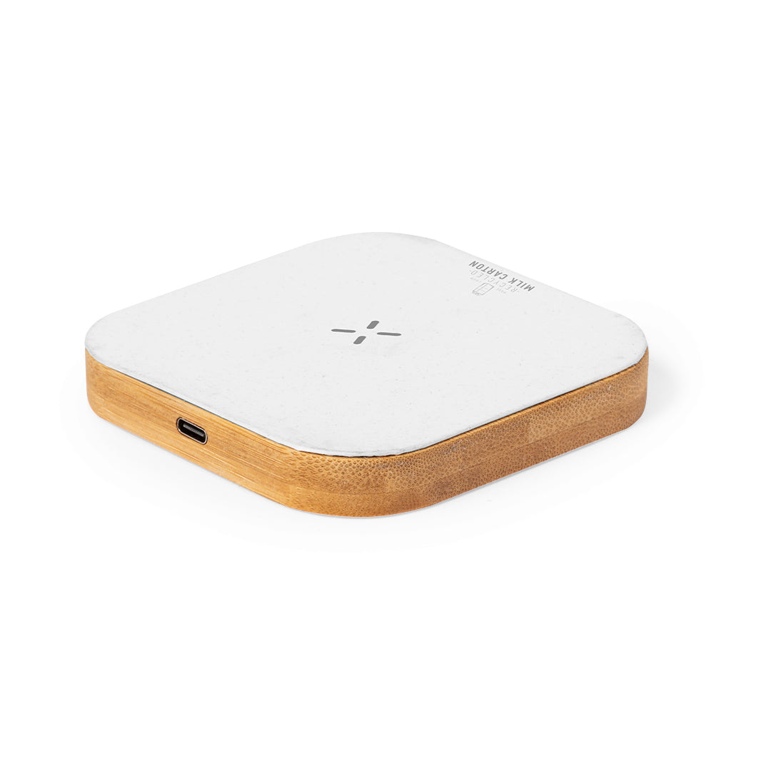 Sucrep Wireless Charger with Bamboo Base – Sustainable Tech Accessory