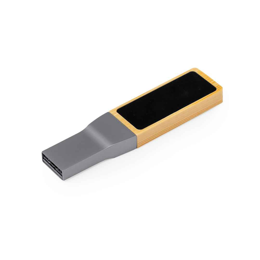 Olson 16GB USB Flash Drive – Sustainable Bamboo Design for Bulk Orders