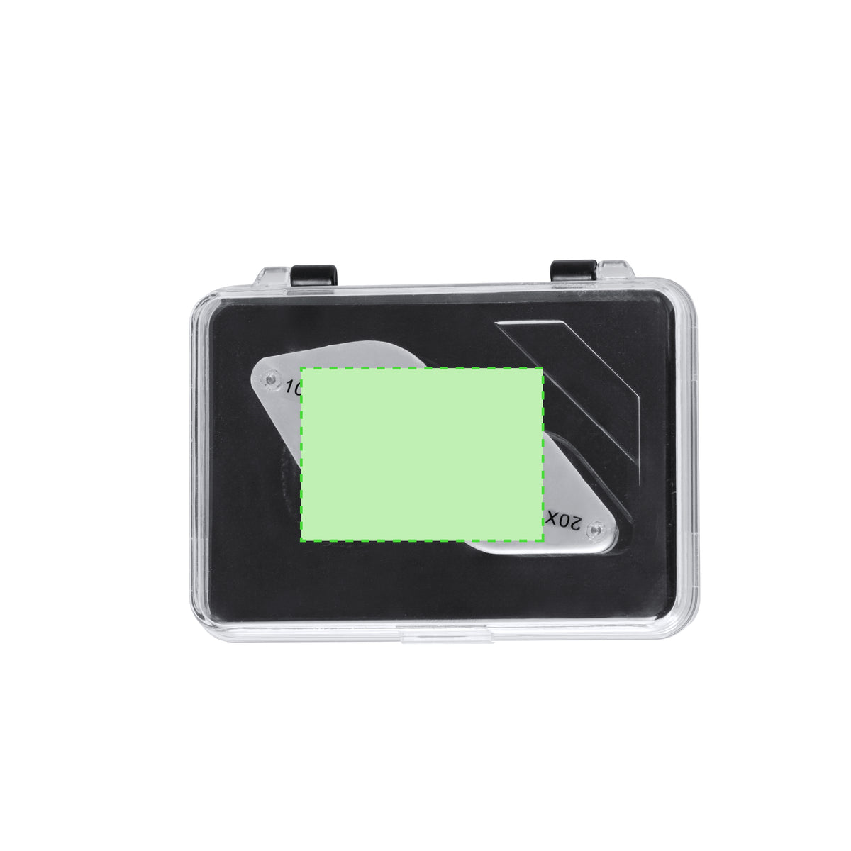 Nalix 10/20X Folding Magnifier - Durable Metal Magnification Tool