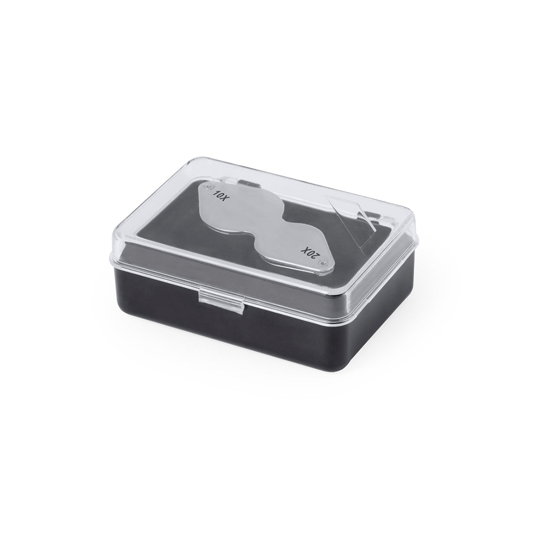 Nalix 10/20X Folding Magnifier - Durable Metal Magnification Tool