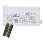 Flemenk Christmas Case – Sustainable Non-Woven RPET Bag with Crayons