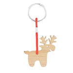 Matcher Bamboo Christmas Keyring - Sustainable Festive Accessory