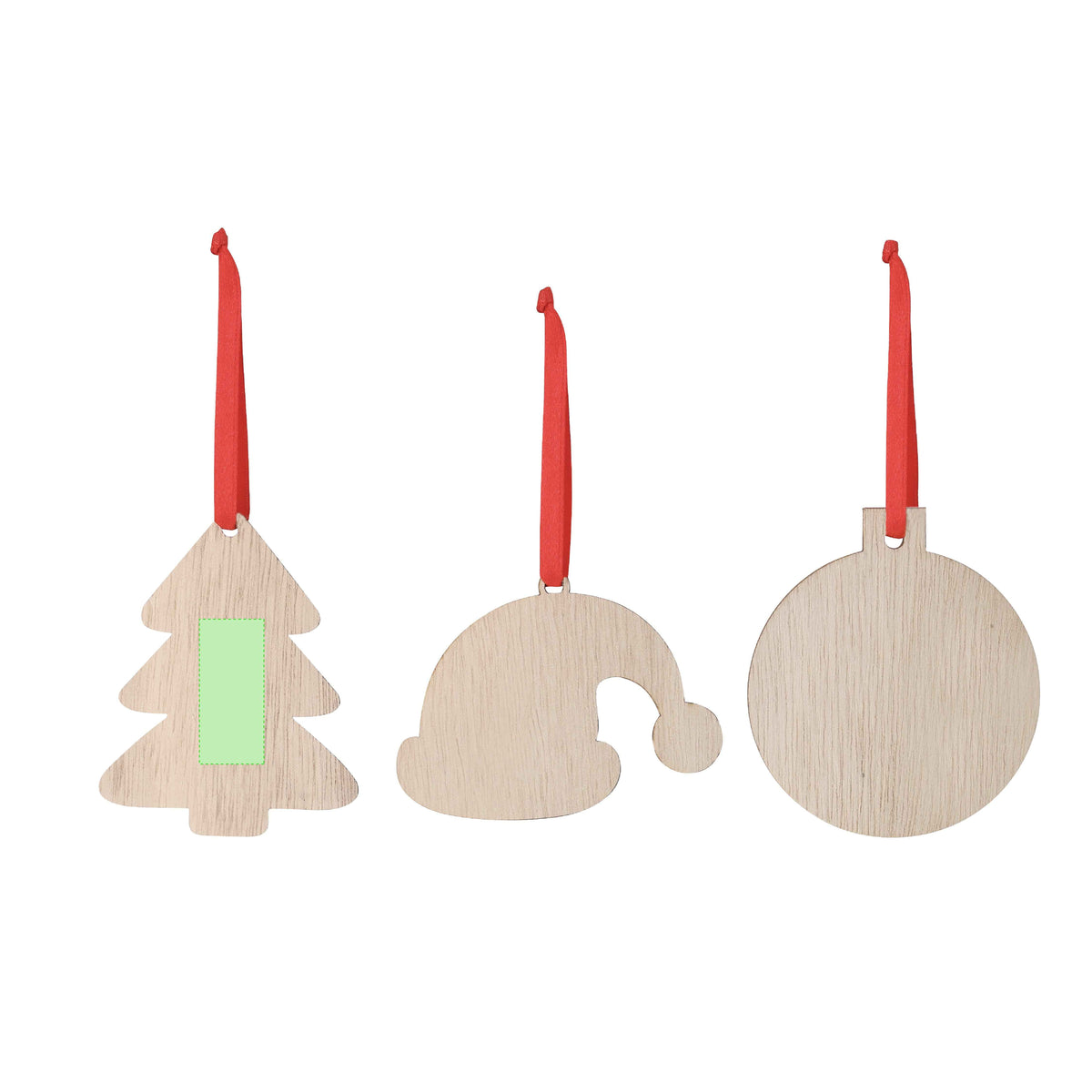 Clixar Christmas Ornament – Natural Wood Decoration for Bulk Orders