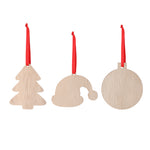 Clixar Christmas Ornament – Natural Wood Decoration for Bulk Orders