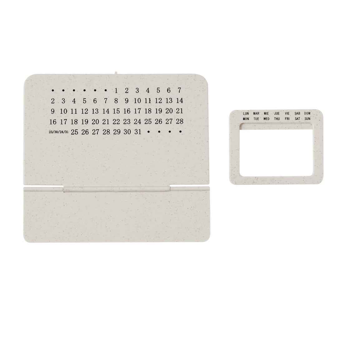 Zegler Wheat Straw Perpetual Calendar – Sustainable Office Essential