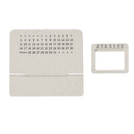 Zegler Wheat Straw Perpetual Calendar – Sustainable Office Essential