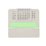 Zegler Wheat Straw Perpetual Calendar – Sustainable Office Essential