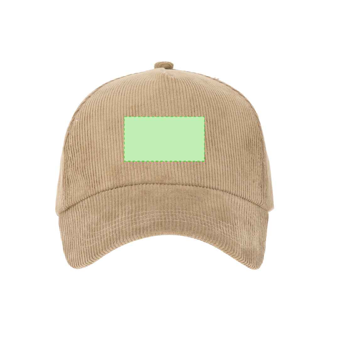 Dispart 5 Panel Cap – Durable Corduroy Effect Cap for Bulk Orders