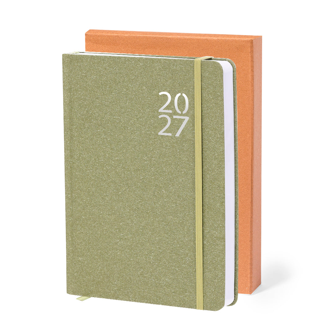 Florian Recycled Cardboard Diary – Sustainable A5 Notebook