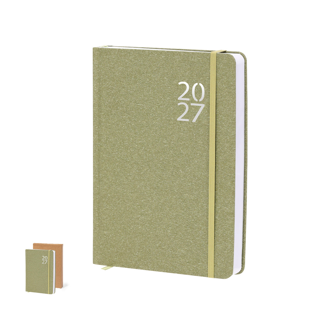 Florian Recycled Cardboard Diary – Sustainable A5 Notebook