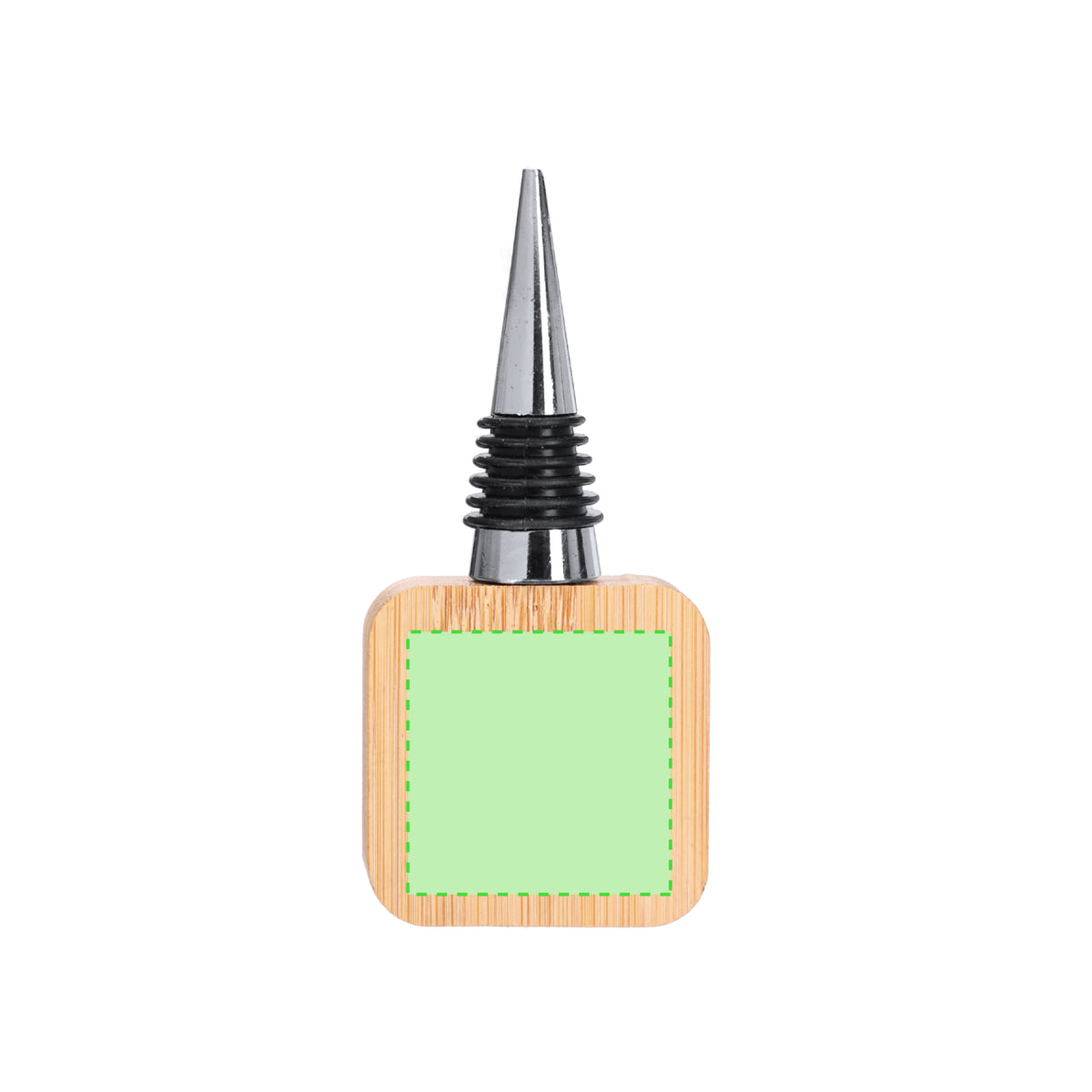 Pomni Bamboo Bottle Stopper with Integrated Opener