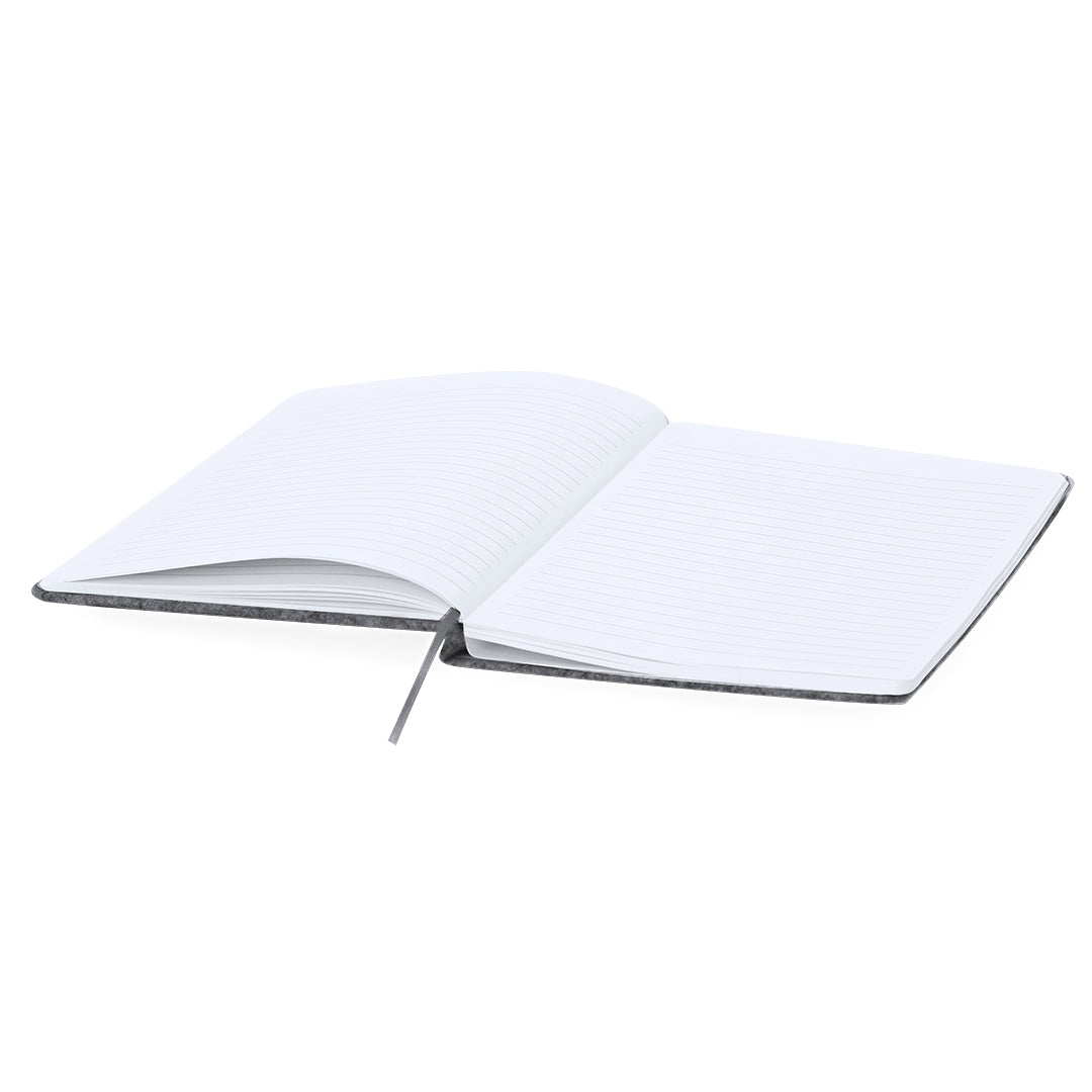 Wilko Notepad - Sustainable RPET Felt Cover with Cork Pocket