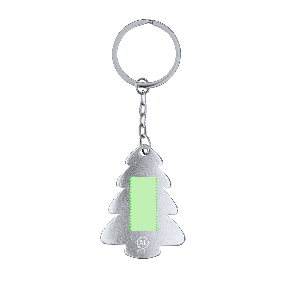 Shappier - Recycled Aluminium Christmas Tree Keyring for Bulk Orders