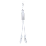 Leony Recycled Aluminium USB Charger with Hub – Sustainable Tech Accessory