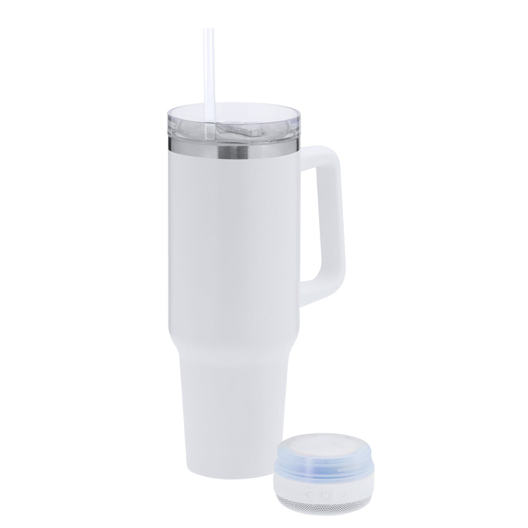 Tracir Thermal Mug with Bluetooth Speaker – Durable and Stylish Drinkware for Irish Businesses