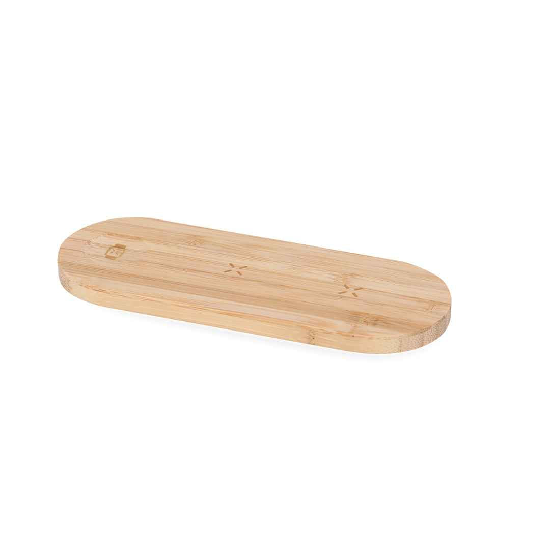 Tigris Wireless Multi-Charger – Sustainable Bamboo Charging Station