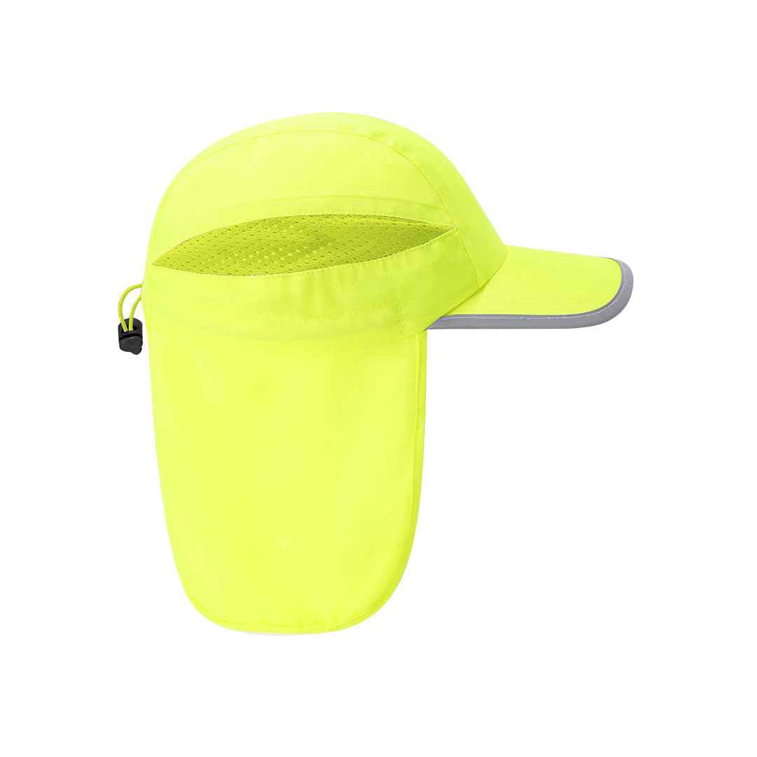 Fiola - Fluorescent Polyester Cap with Reflective Trim