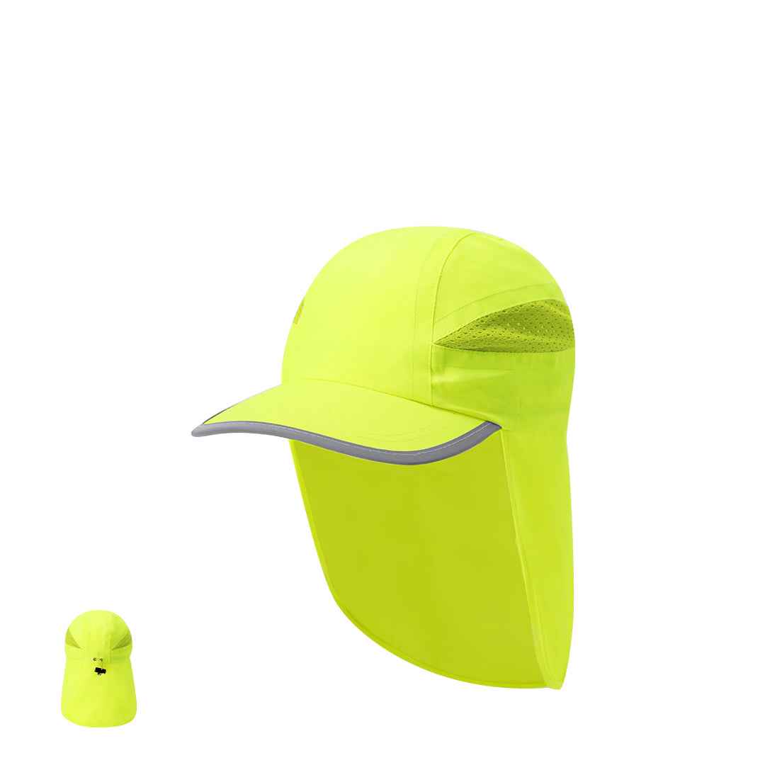 Fiola - Fluorescent Polyester Cap with Reflective Trim